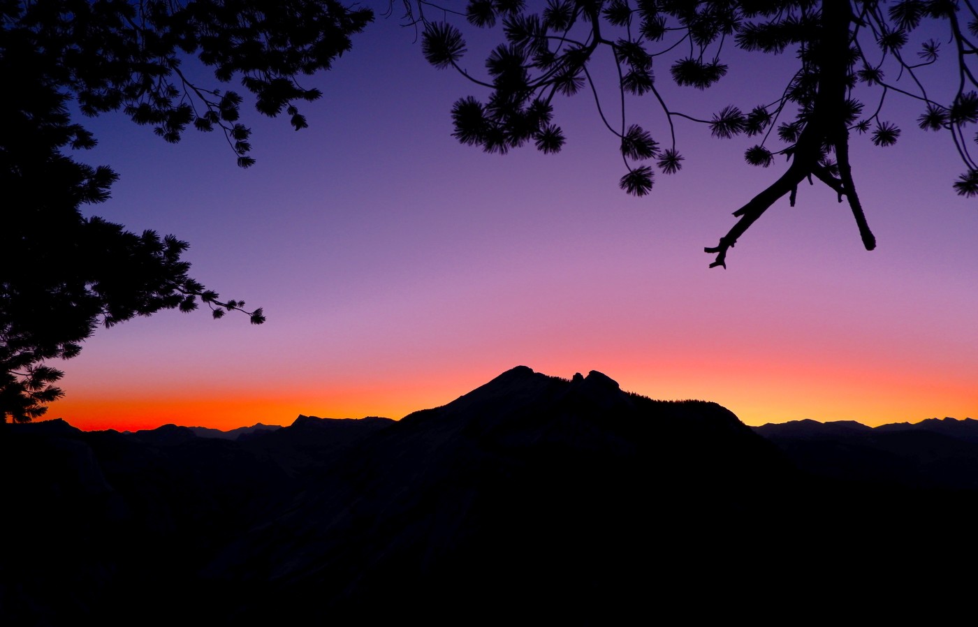 Sunrise at half dome