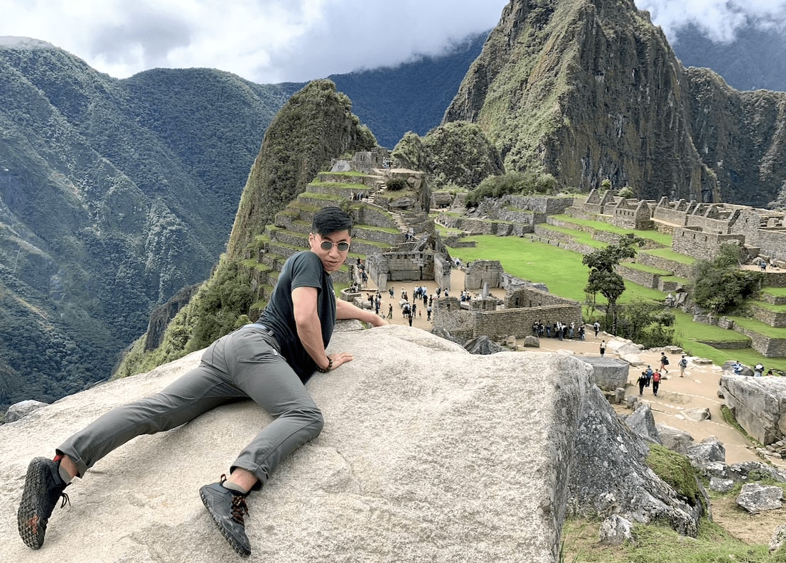 Roger on Machu Picchu
